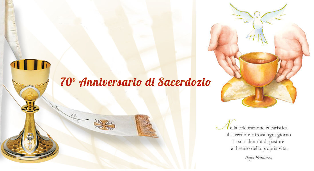 Frasi Auguri Per Anniversario Di Sacerdozio 70º anniversario di sacerdozio di Don Luigi Armagno — Arcidiocesi Bari
